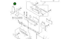 Лист 207-54-68130 Komatsu