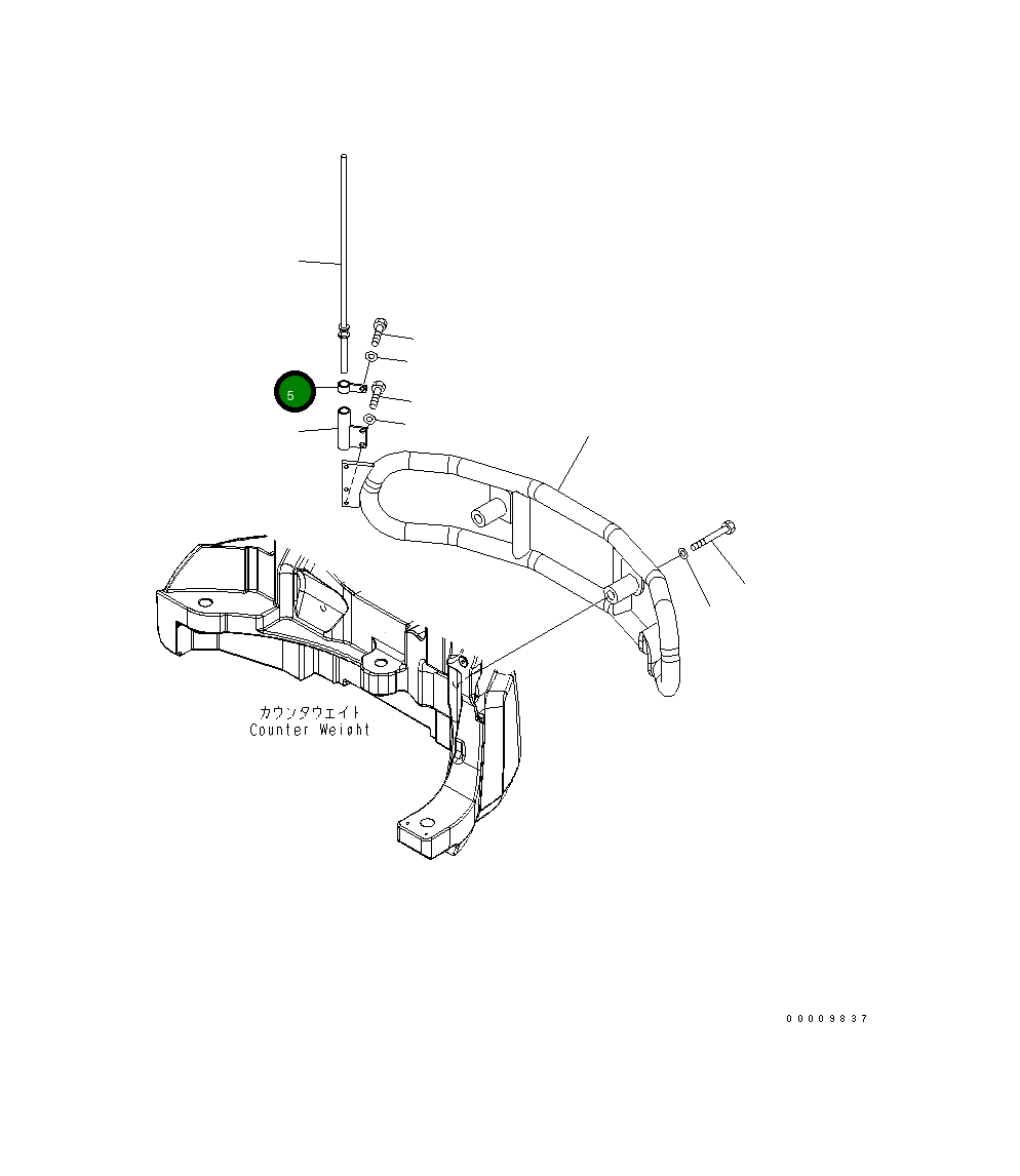 Кронштейн 22L-54-25330 Komatsu