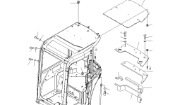 Лист 22F-54-35541 Komatsu