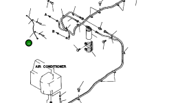 Клипса 423-061-2640 Komatsu