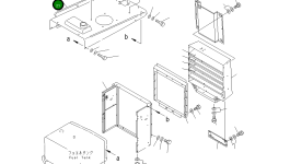 Капот 234-54-48110 Komatsu