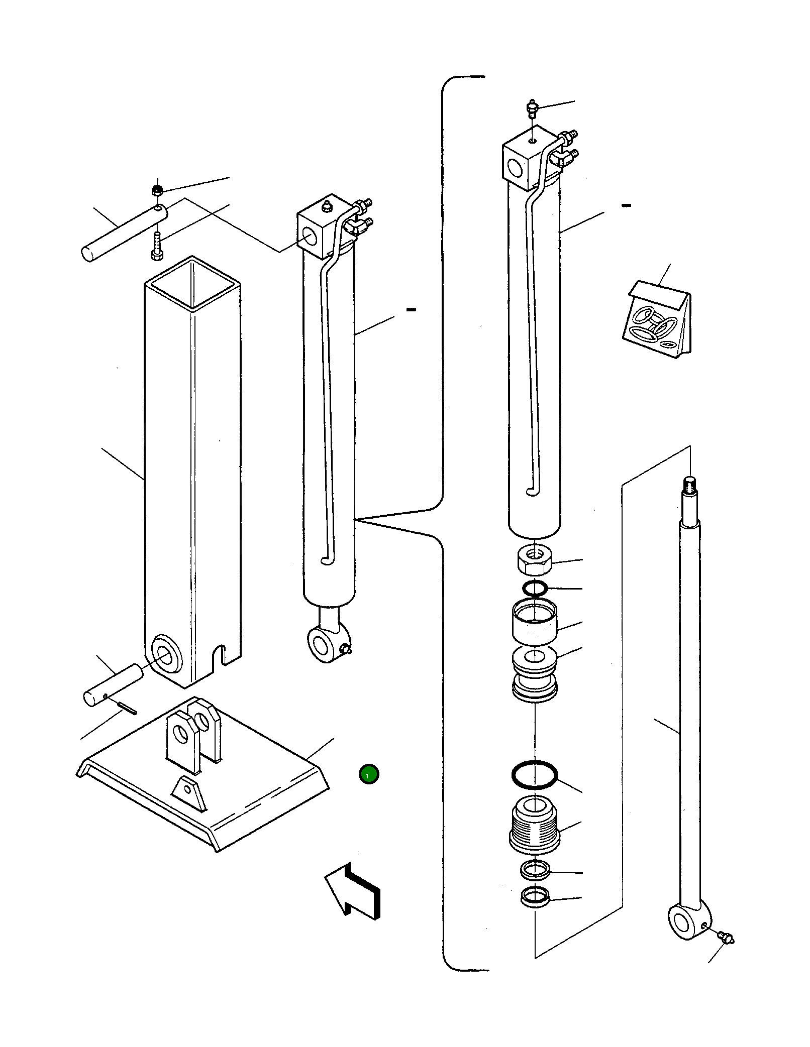 Кронштейн 200512663 Komatsu