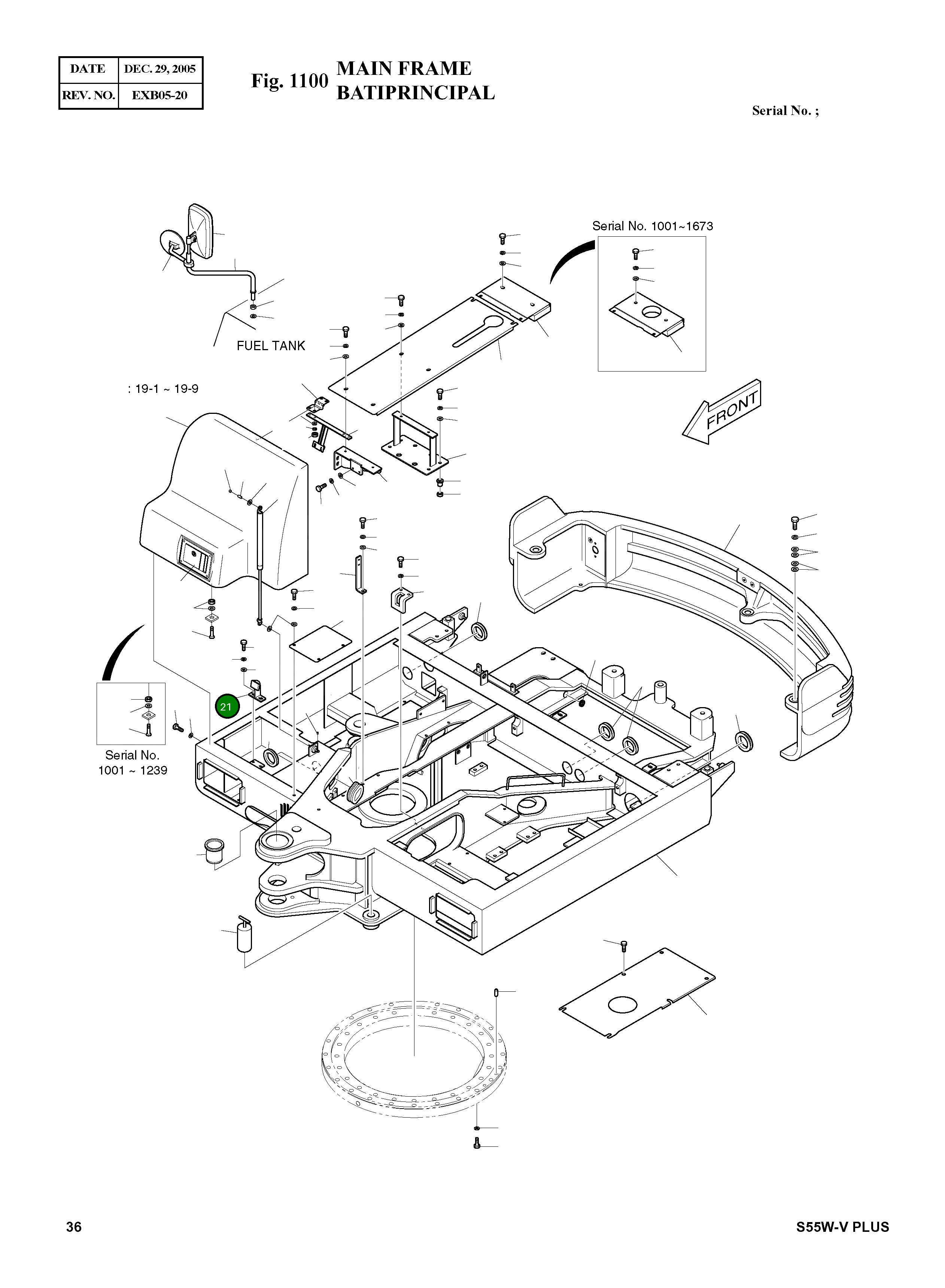 Кронштейн 195-02340A Komatsu