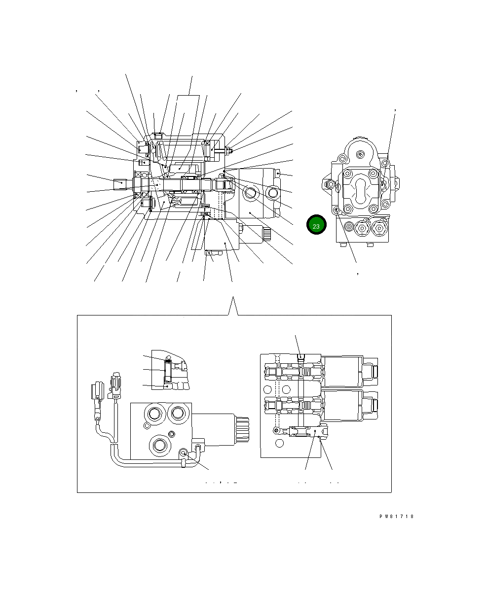 Муфта YM172422-73580 Komatsu