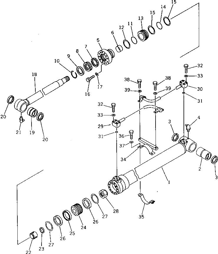 Кронштейн 707-88-95620 Komatsu