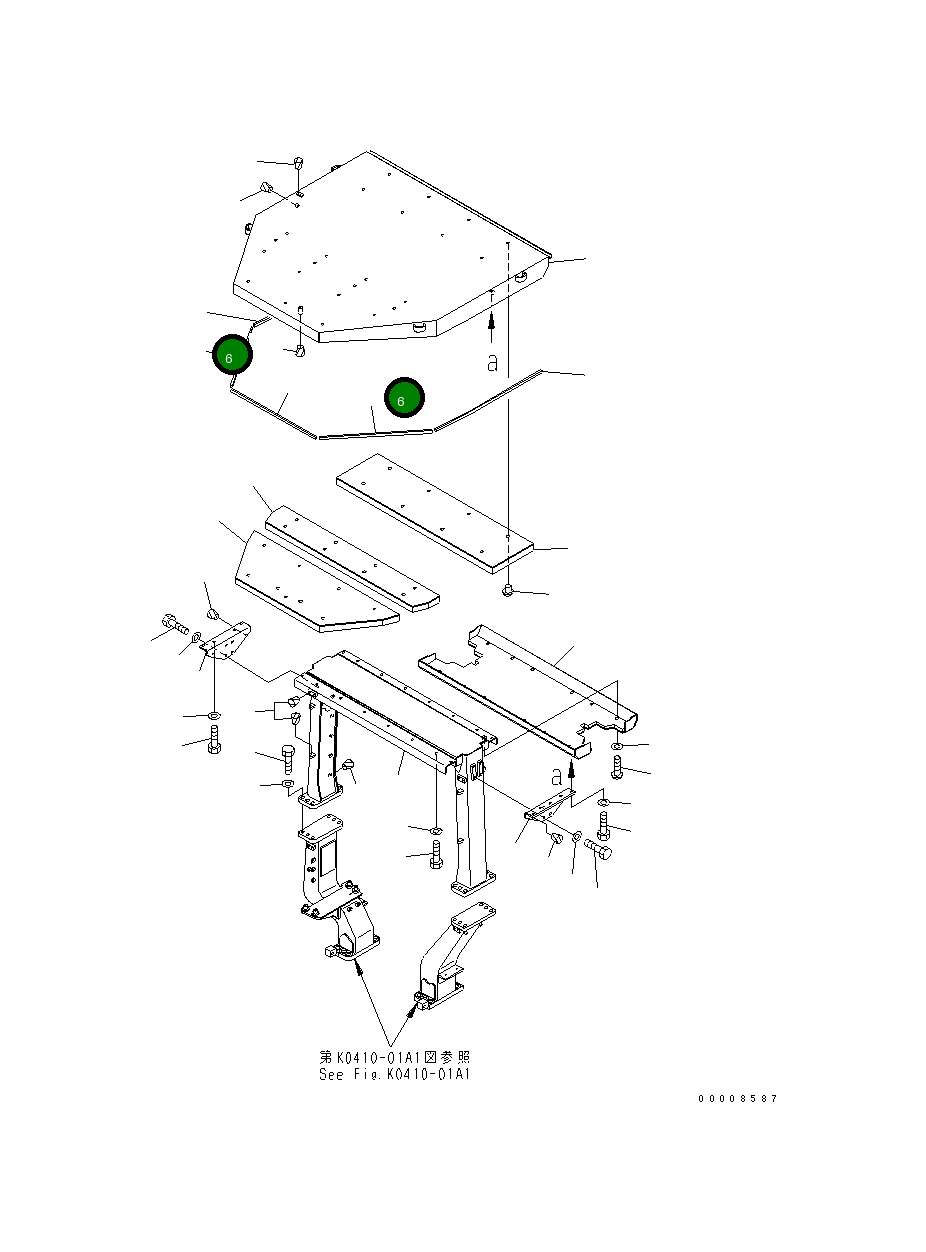 Отделка 14X-Z78-3570 Komatsu