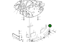 Лист 21W-46-38830 Komatsu