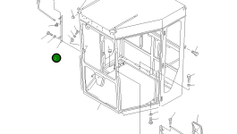 Кронштейн 23D-950-1230 Komatsu