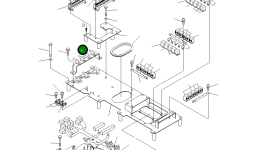 Кронштейн 567-06-76120 Komatsu