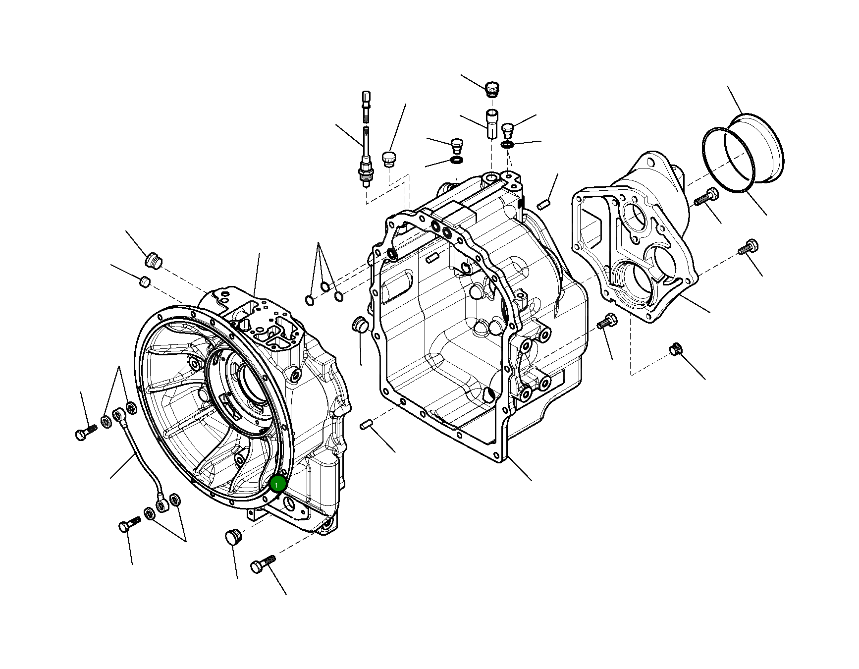 Корпус CA0357602 Komatsu