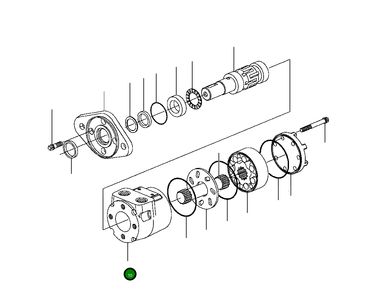 Корпус 1435 658 H1 Komatsu