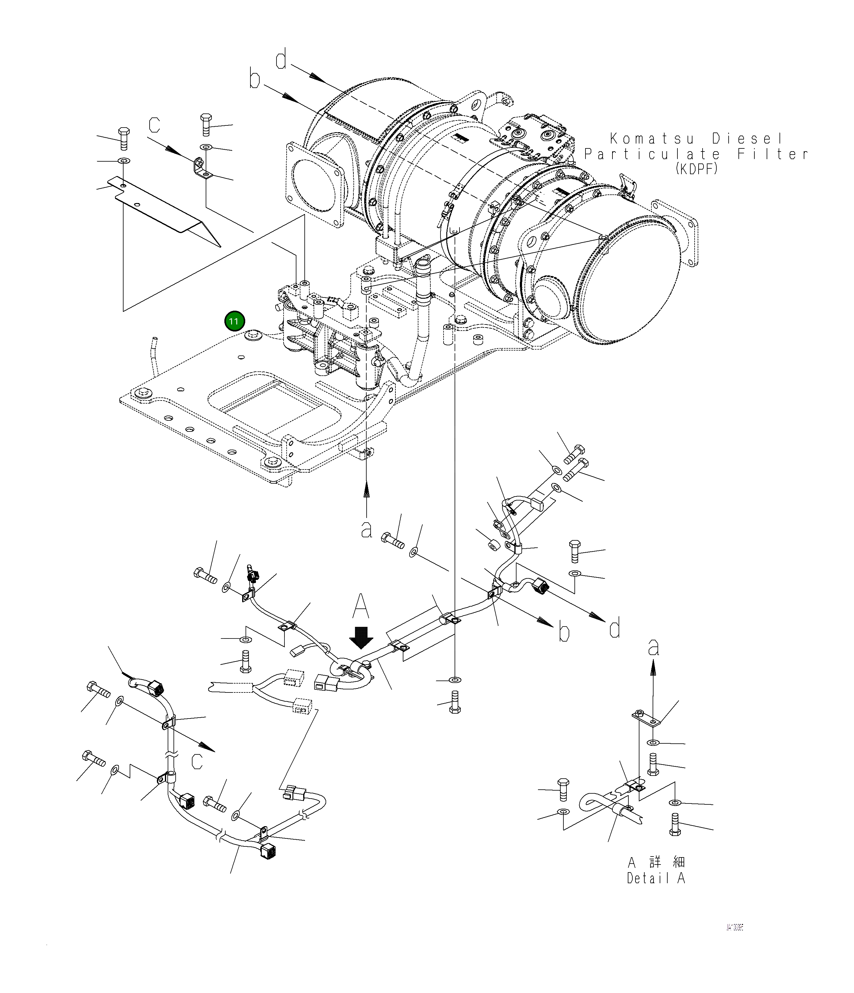 Клипса 421-02-61931 Komatsu