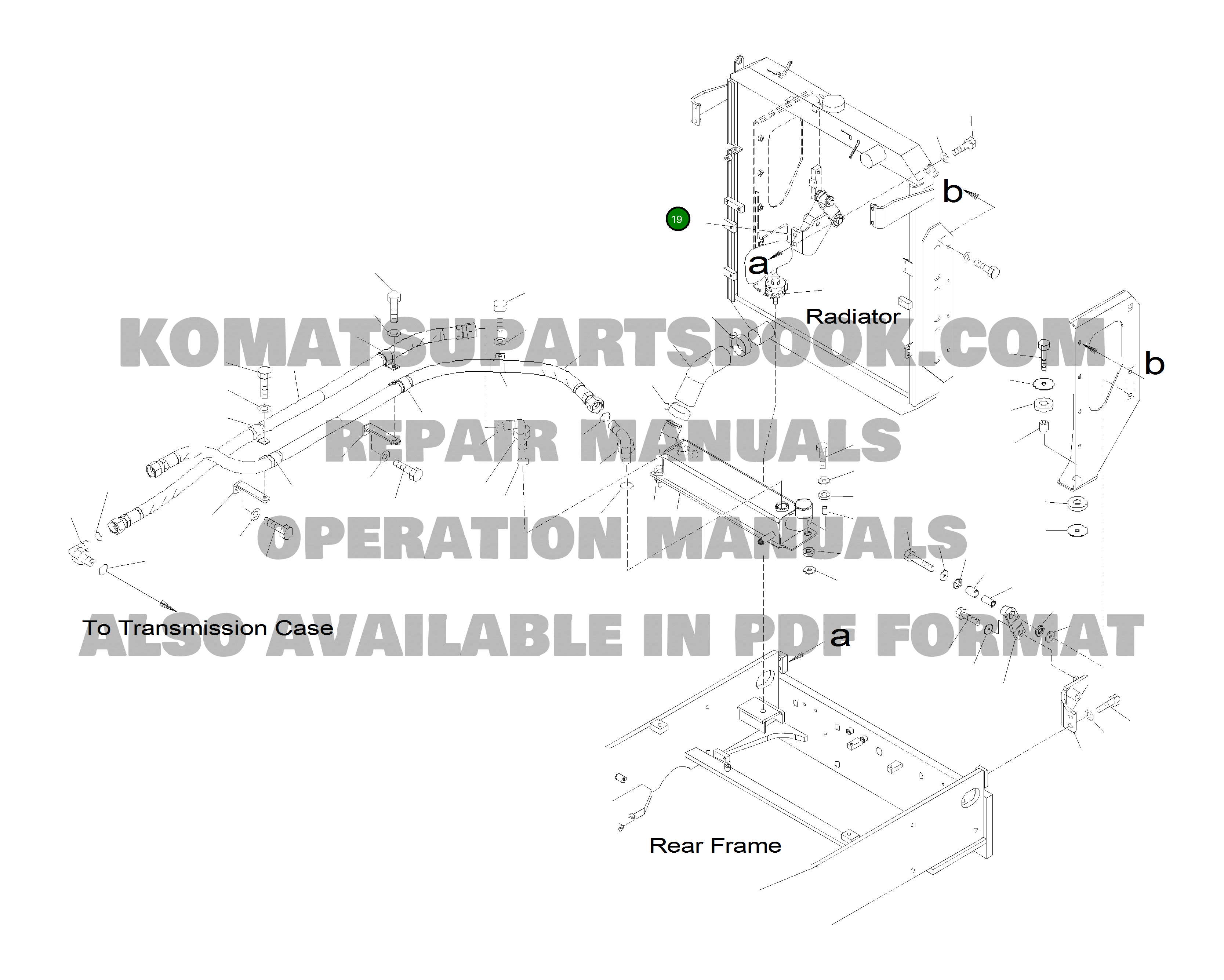 Кронштейн 423-54-31812 Komatsu
