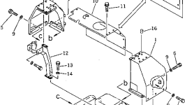Кронштейн 144-B50-1130 Komatsu