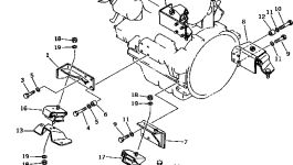 Кронштейн 20S-01-71280 Komatsu