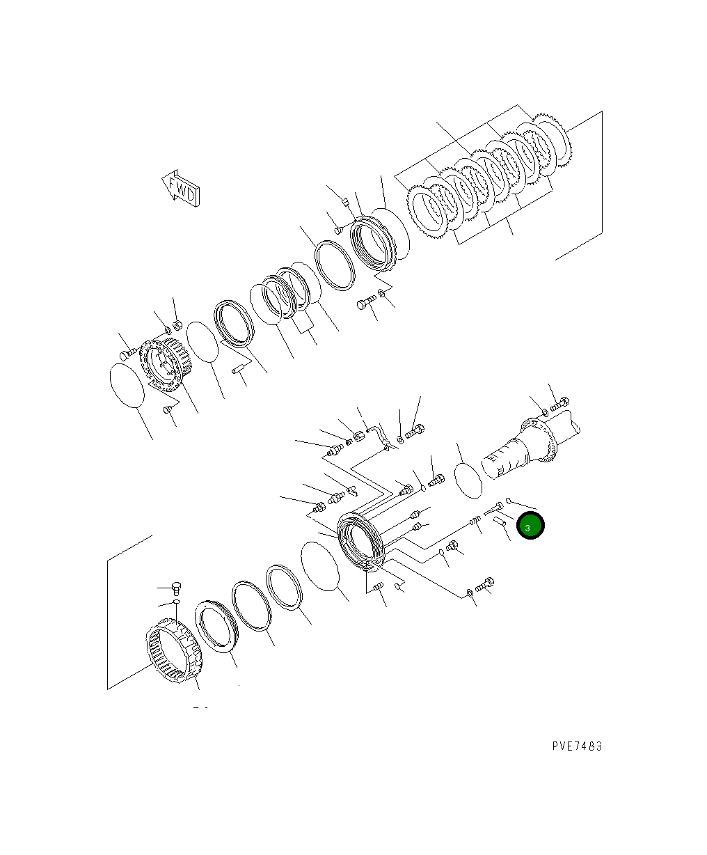 Направляющая 427-33-11611 Komatsu