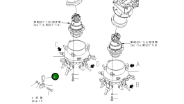 Кирка 208-871-1380 Komatsu