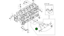 Кронштейн 6261-21-7320 Komatsu