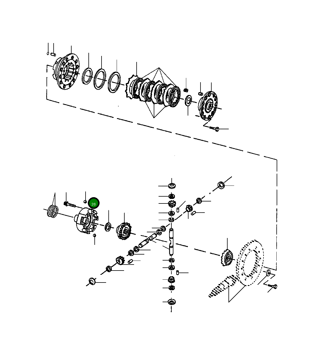 Корпус 1432 836 H1 Komatsu