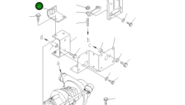 Кронштейн 6732-81-8460 Komatsu