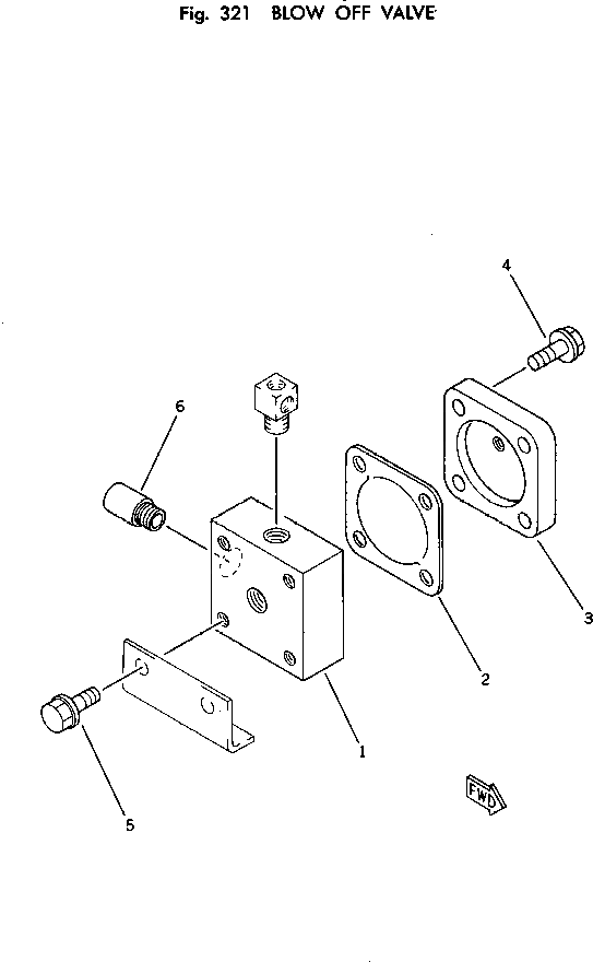 Корпус M711045028000 Komatsu