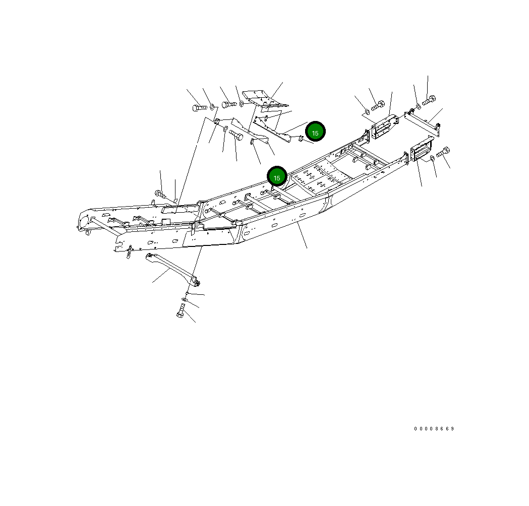 Кронштейн 8296-75-2260 Komatsu