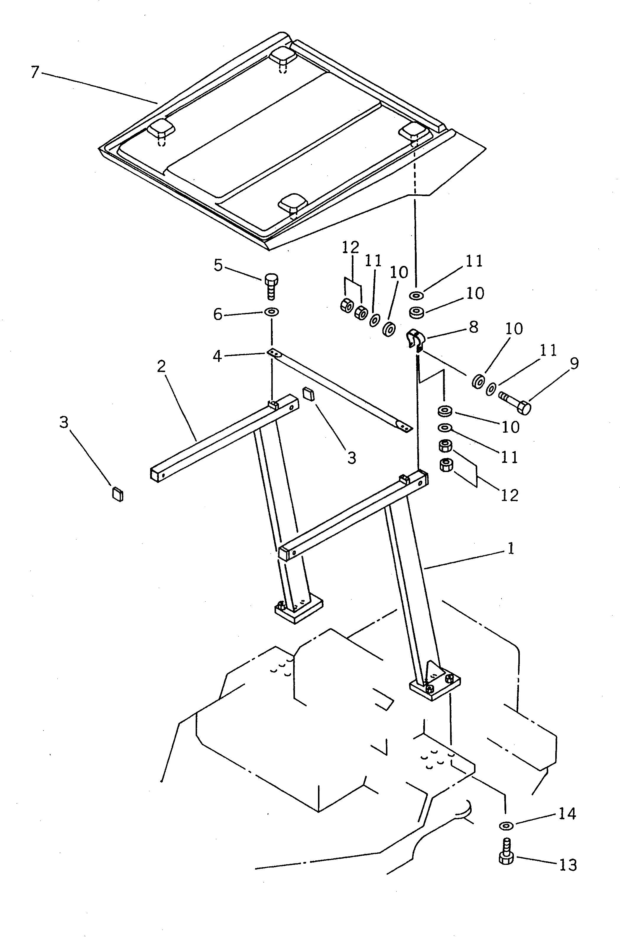 Труба 417-54-18231 Komatsu