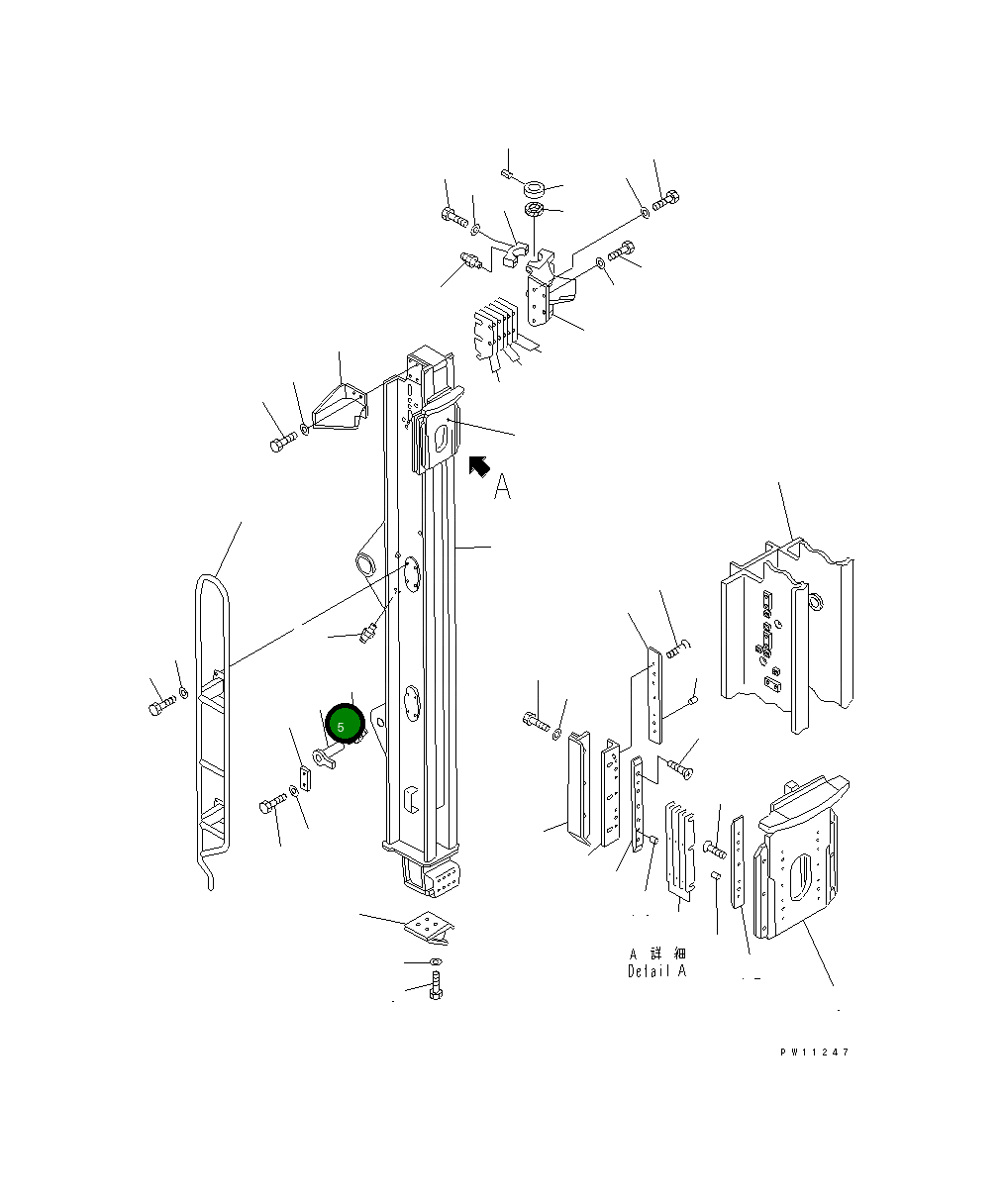 Палец 22S-71-12740 Komatsu