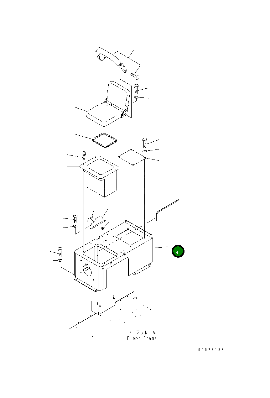 Кронштейн 561-86-85410 Komatsu