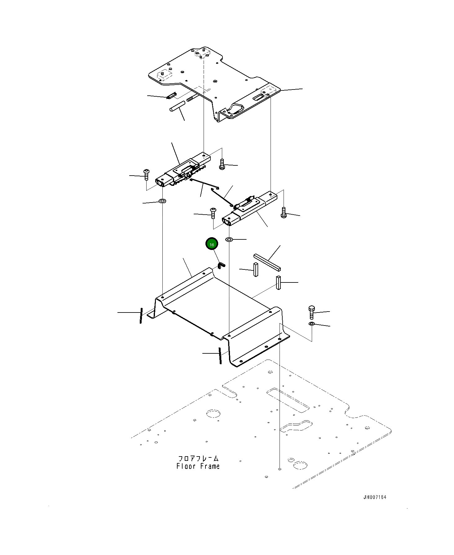 Отделка 12Y9791850 Komatsu