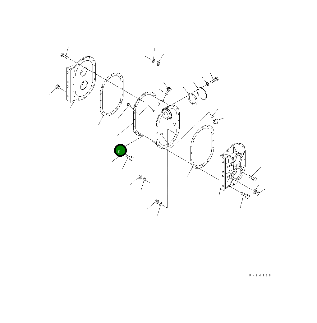Корпус 8248-70-2130 Komatsu