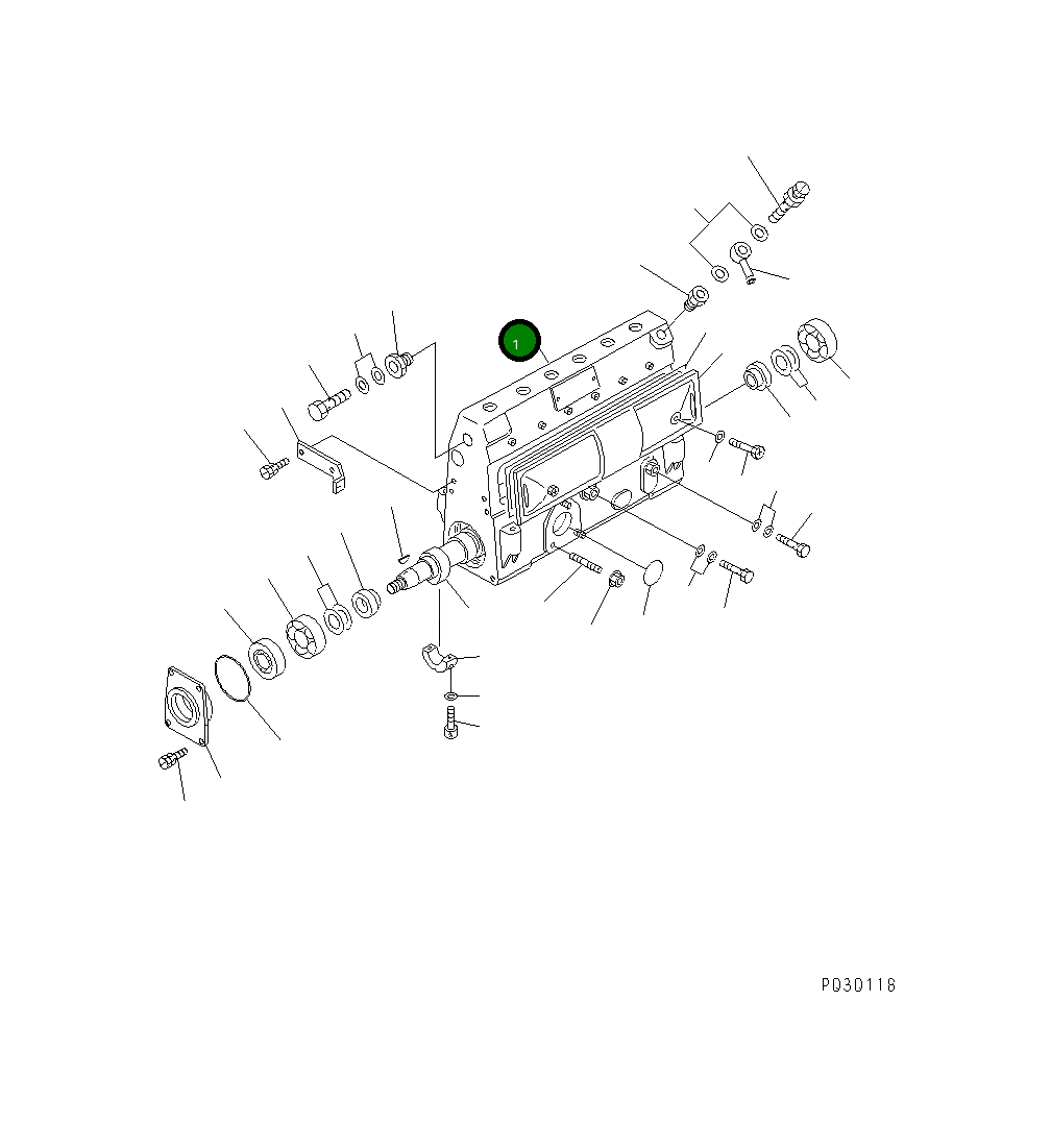 Корпус DK131078-0920 Komatsu