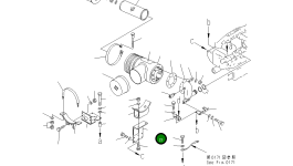 Кронштейн 6162-13-4761 Komatsu