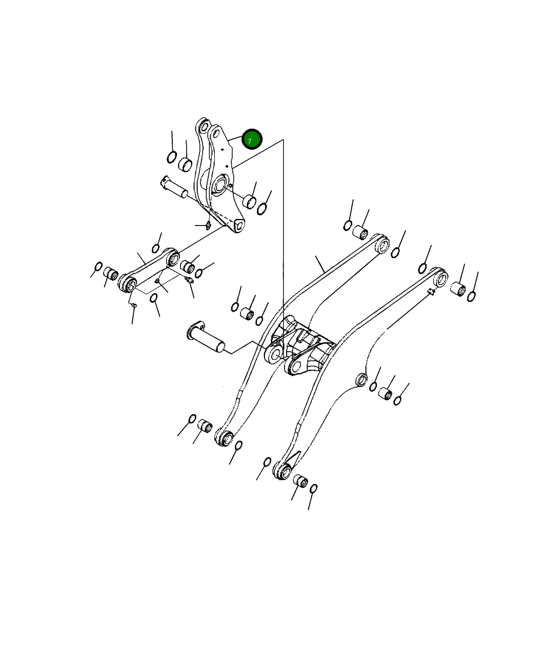 Коромысло 425-70-41210 Komatsu