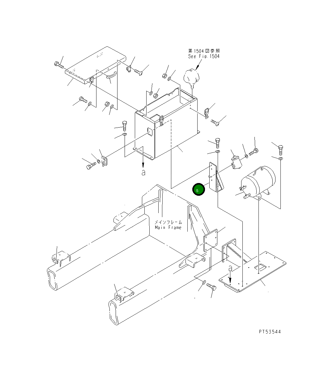 Кронштейн 26C-81-11180 Komatsu