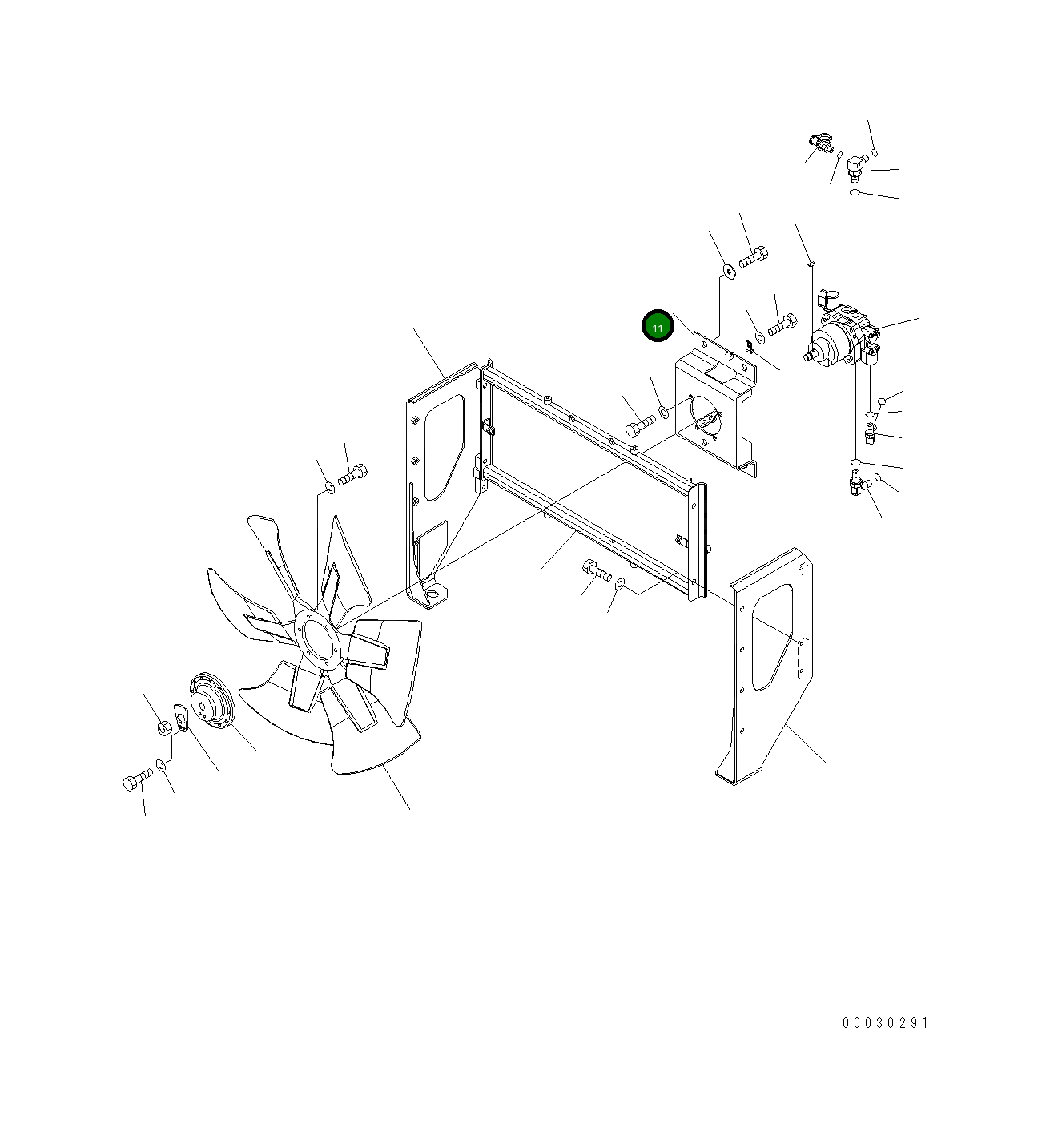 Кронштейн 423-03-31461 Komatsu