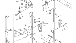 Кронштейн 21T-919-4690 Komatsu