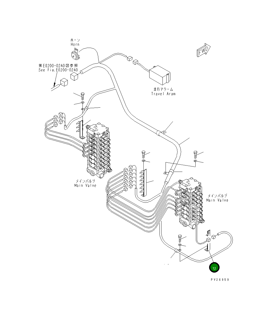 Кронштейн 8288-06-1260 Komatsu