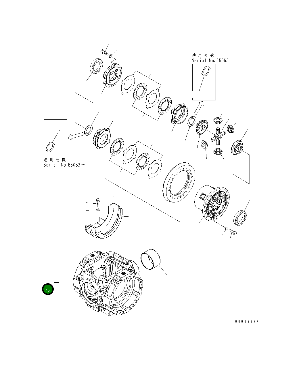 Корпус 423-23-33183 Komatsu