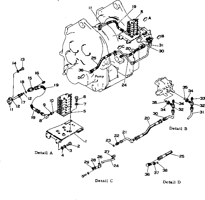 Трубка 176-76-21510 Komatsu