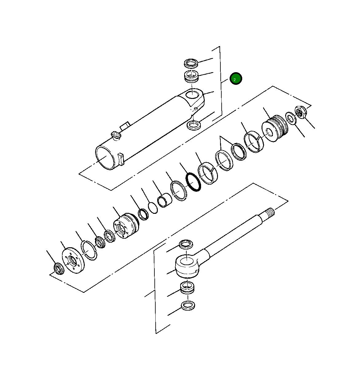 Корпус цилиндра, в сборе 731 470 C91 Komatsu