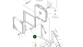 Кронштейн 26A-03-11160 Komatsu