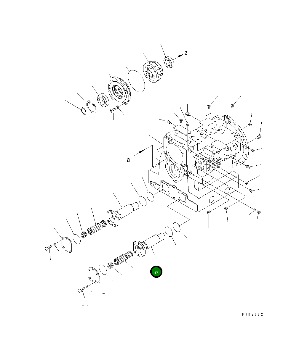 Корпус 124-15-51711 Komatsu