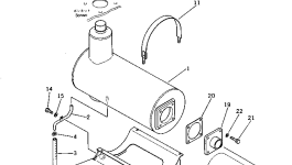 Кронштейн 203-01-86150 Komatsu
