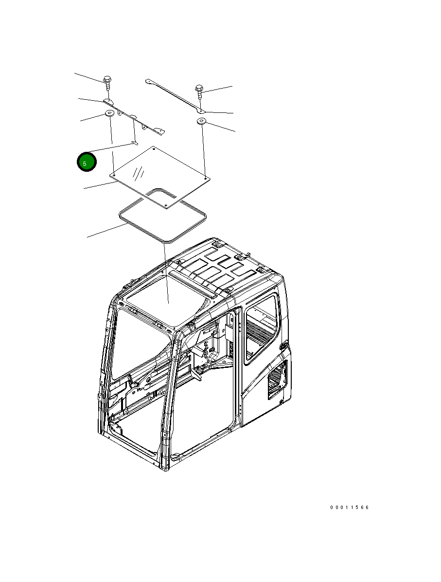 Лист 21W-54-46920 Komatsu