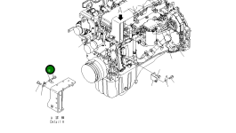 Клипса 600-051-2210 Komatsu