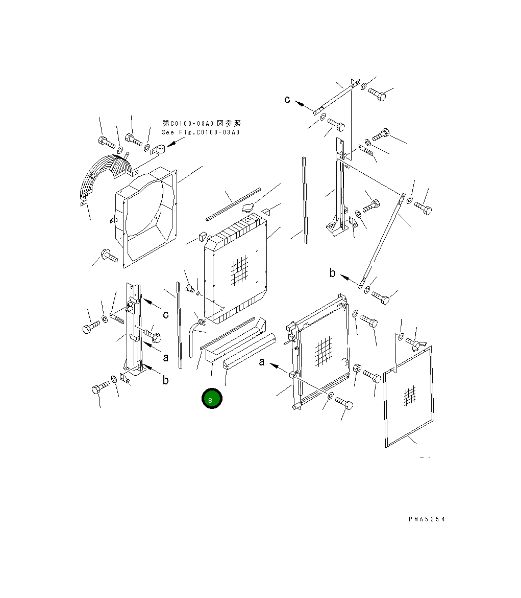 Лист 203-03-61160 Komatsu