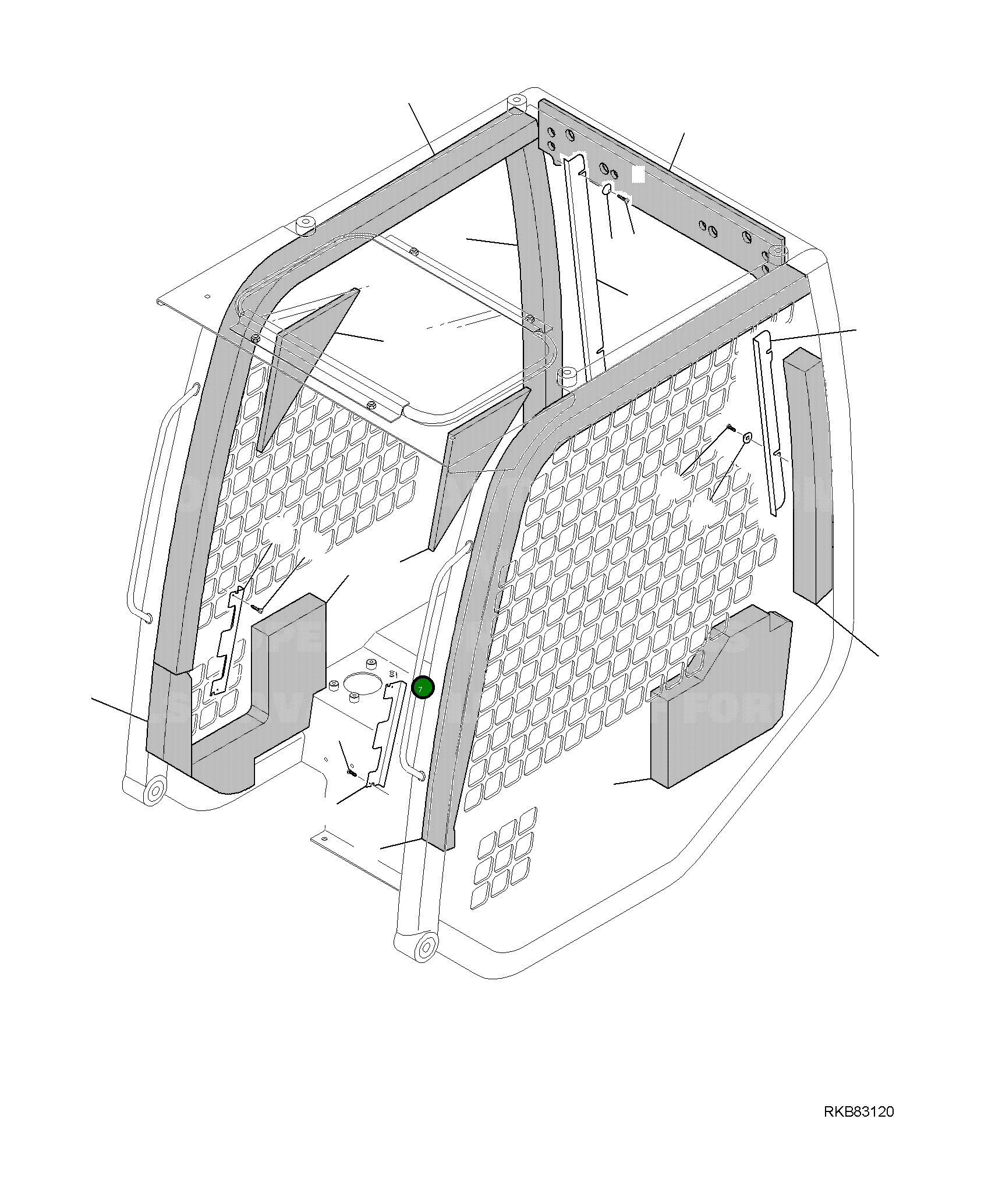 Лист 37C-54-12890 Komatsu