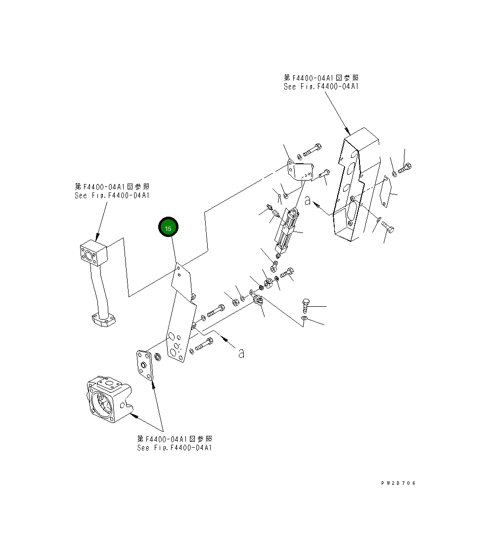 Кронштейн 569-50-83390 Komatsu