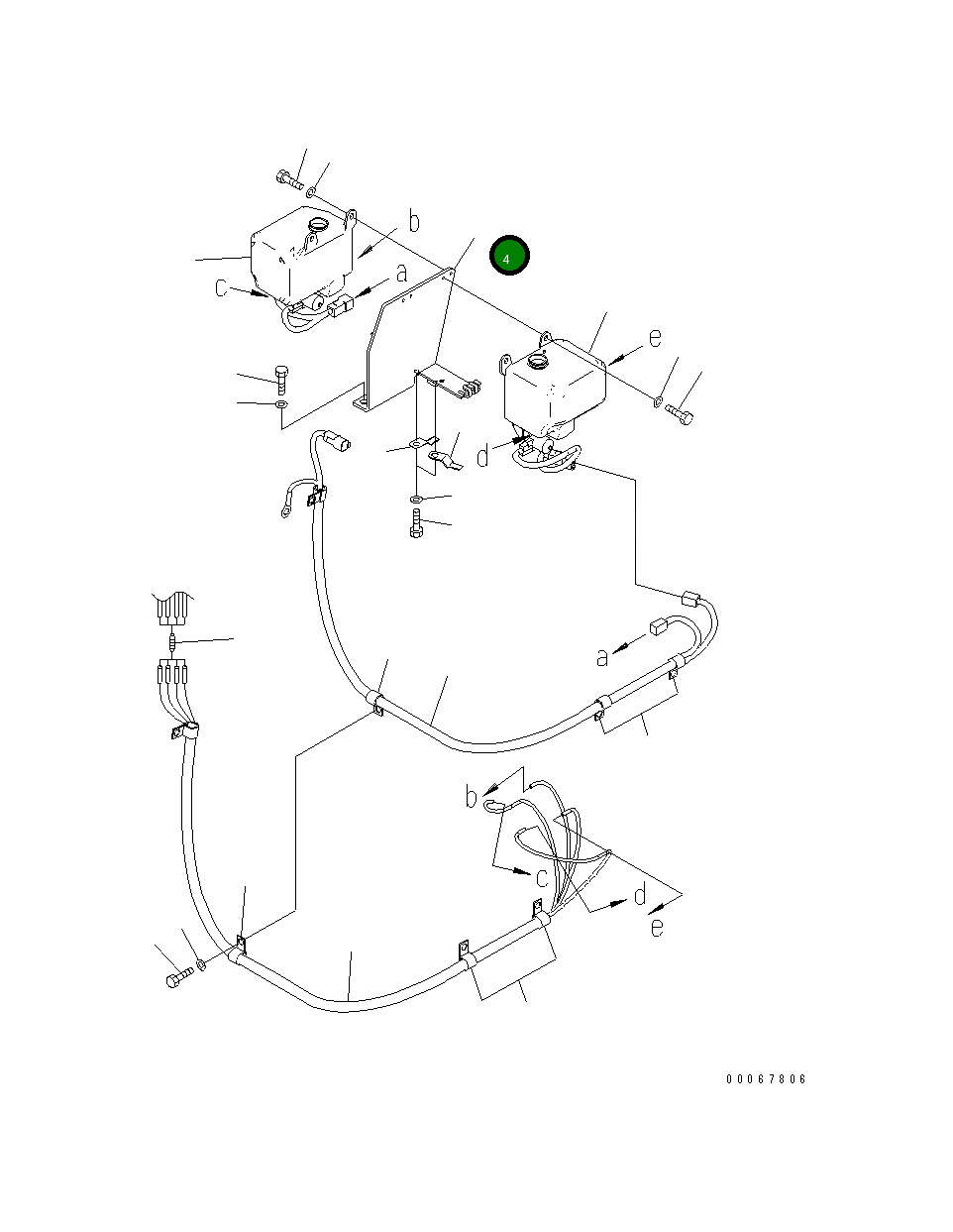 Кронштейн 198-54-77691 Komatsu